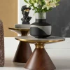 Tavolino d'appoggio Cono Ceramica Ø50cm - KARE
