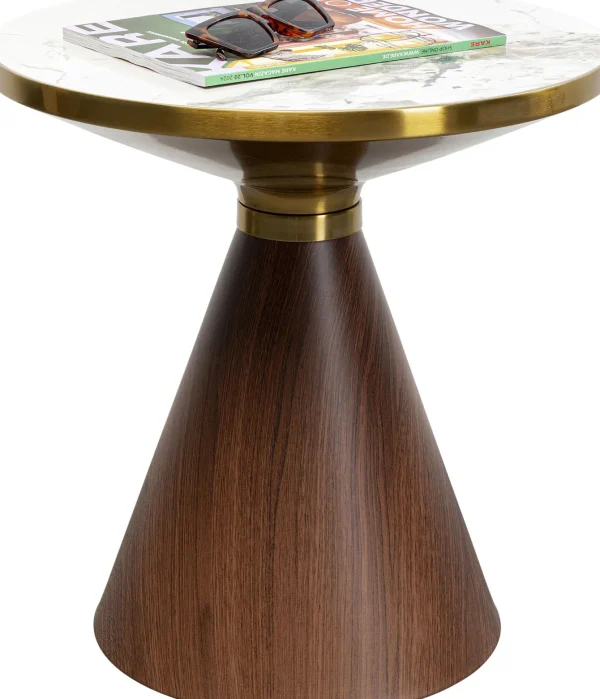 Tavolino d'appoggio Cono Ceramica Ø50cm - KARE