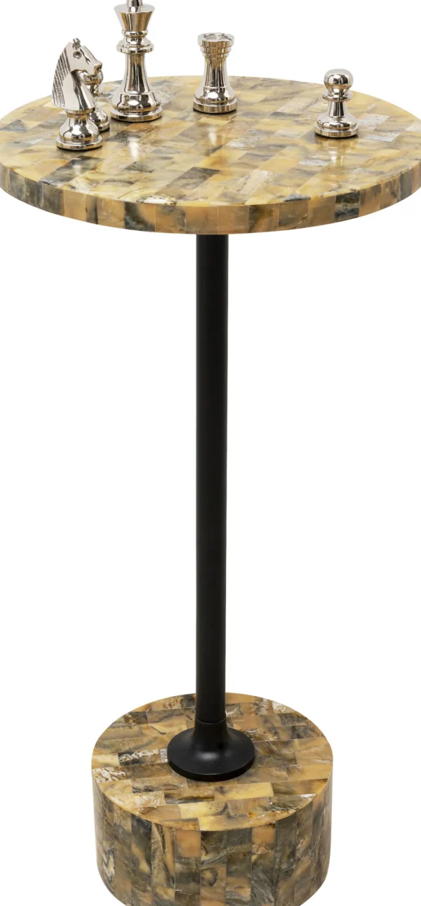 Tavolino d'appoggio Domero Mosaic grigio Ø25cm - KARE