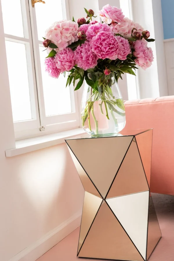 Tavolino d'appoggio Luxury Triangle Champagne - KARE