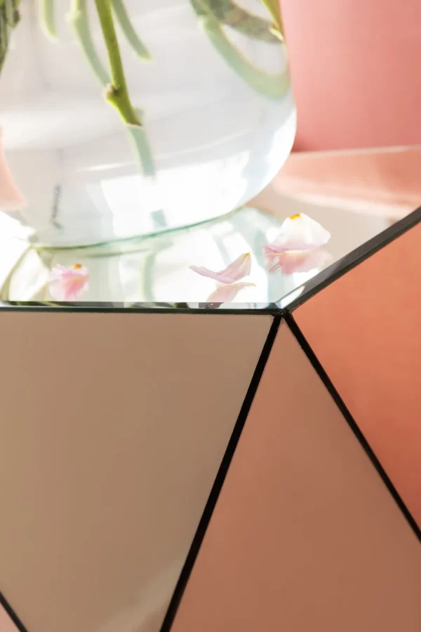 Tavolino d'appoggio Luxury Triangle Champagne - KARE