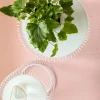 Tavolino D'appoggio Wire Bianco ( 2/Set) Ø44cm - KARE