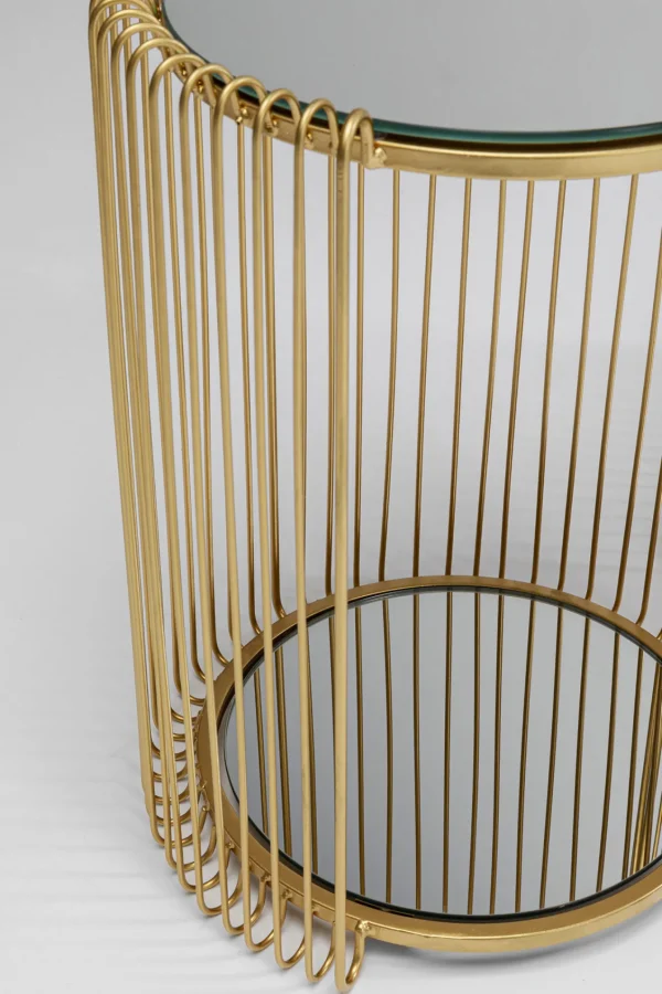 Tavolino d'appoggio Wire Double Brass (2/Set) - KARE