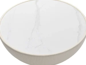 Tavolino Endless Vegas bianco Ø71cm - KARE