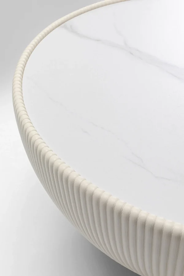 Tavolino Endless Vegas bianco Ø71cm - KARE