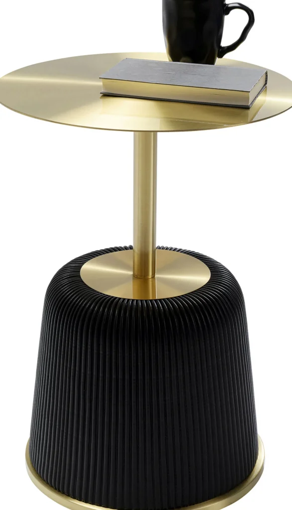 Tavolino Endless Vegas nero Ø40cm - KARE