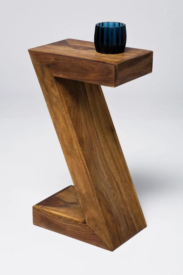 Tavolino in legno massello "Authentico Z" 30x20x50cm - KARE