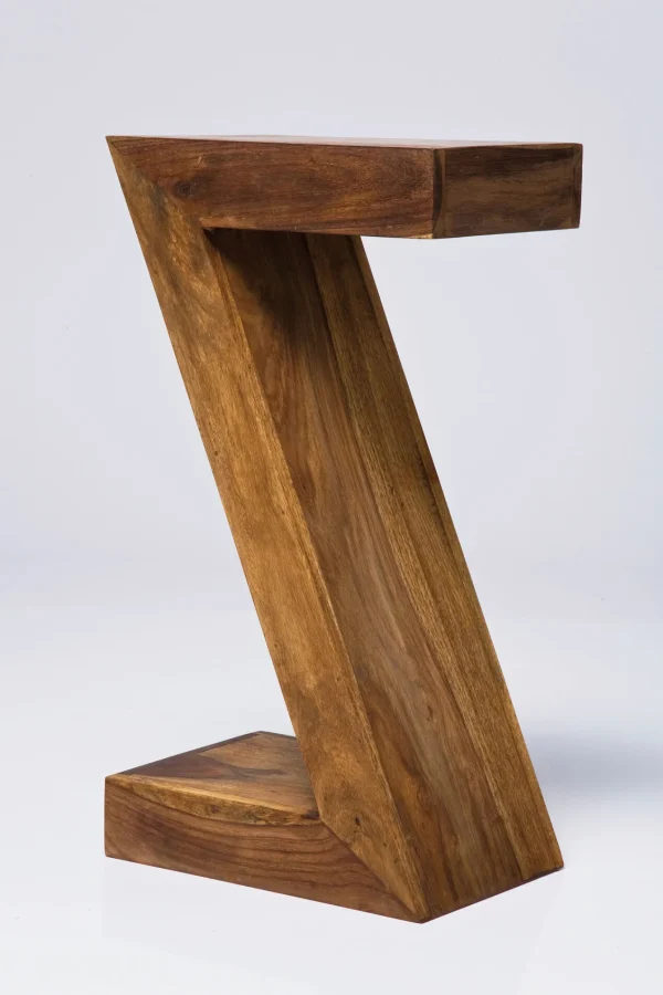 Tavolino in legno massello "Authentico Z" 30x20x50cm - KARE
