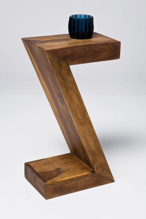 Tavolino in legno massello "Authentico Z" 30x20x50cm - KARE