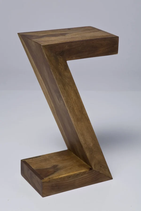 Tavolino in legno massello "Authentico Z" 30x20x50cm - KARE