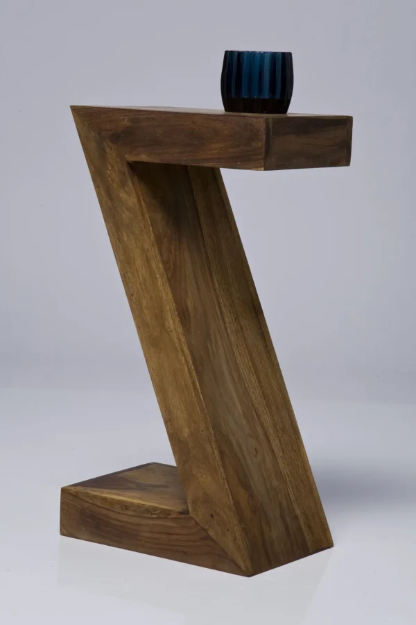 Tavolino in legno massello "Authentico Z" 30x20x50cm - KARE
