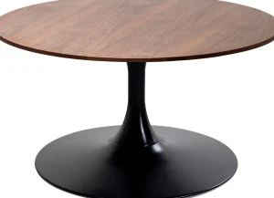 Tavolino Schickeria Walnuss nero Ø80cm - KARE