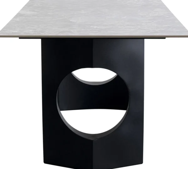 Tavolo Bilbao Oho Nero 180x90cm - KARE