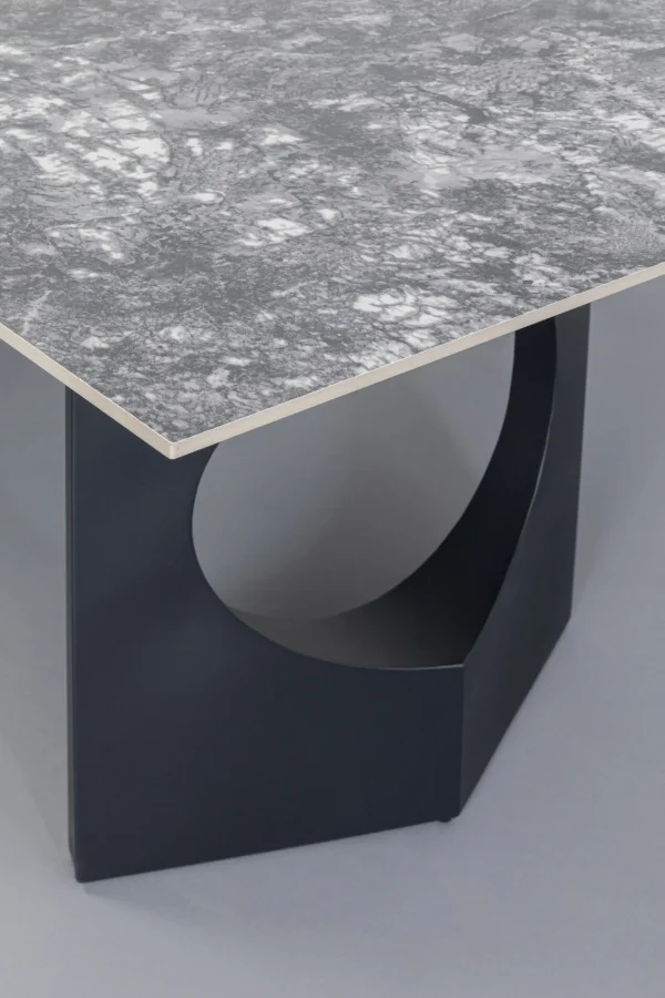 Tavolo Bilbao Oho Nero 180x90cm - KARE