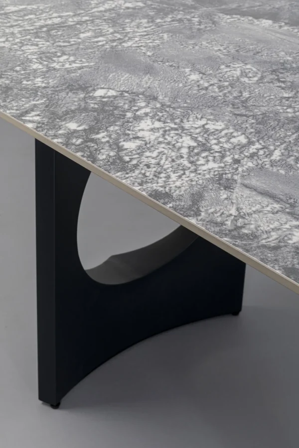 Tavolo Bilbao Oho Nero 180x90cm - KARE