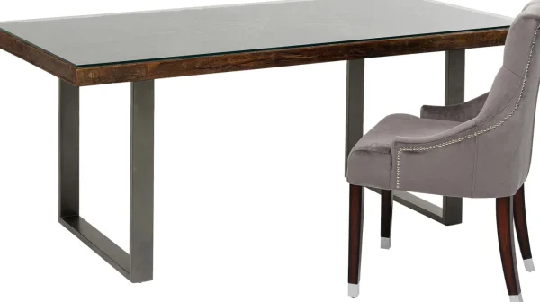 Tavolo Conley Acciaio 180x90cm - KARE