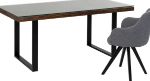Tavolo Conley nero 180x90cm - KARE