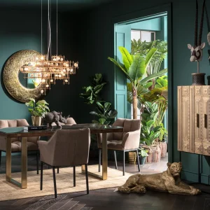 Tavolo Conley ottone 160x80 cm - KARE