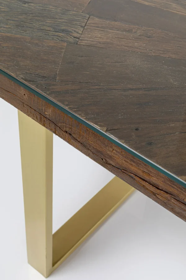 Tavolo Conley ottone 160x80 cm - KARE