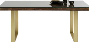 Tavolo Conley ottone 160x80 cm - KARE