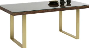 Tavolo Conley ottone 160x80 cm - KARE