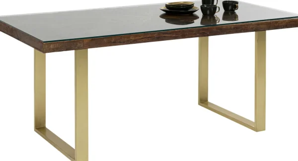 Tavolo Conley ottone 160x80 cm - KARE