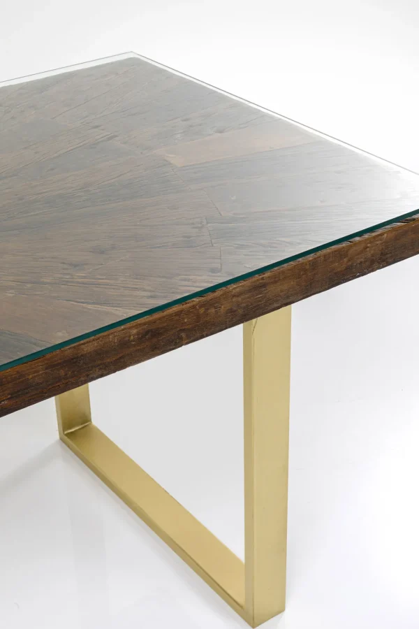 Tavolo Conley ottone 160x80 cm - KARE