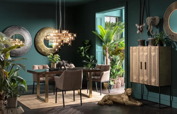 Tavolo Conley Ottone 180x90cm - KARE