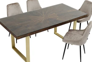 Tavolo Conley Ottone 180x90cm - KARE