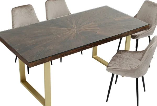 Tavolo Conley Ottone 180x90cm - KARE