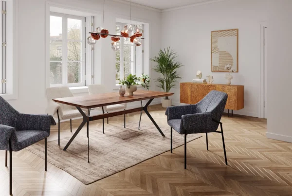 Tavolo Downtown Noce 180x90cm - KARE