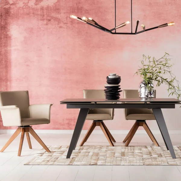 Tavolo Estensibile Amsterdam Scuro 160(40+40)X90cm - KARE