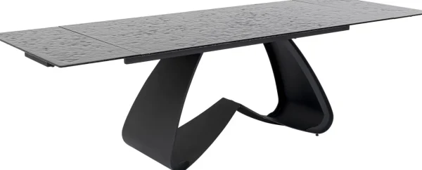TAVOLO ESTENSIBILE BELLAGIO VETRO 180(40-40)X95CM - KARE