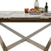 Tavolo estensibile Connesso ottone 200(+60)x90cm - KARE