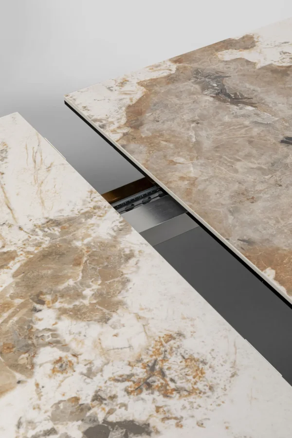 Tavolo estensibile Connesso ottone 200(+60)x90cm - KARE