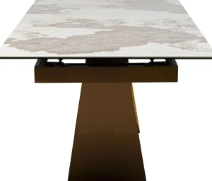 Tavolo estensibile Connesso ottone 200(+60)x90cm - KARE