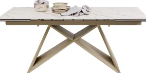 Tavolo estensibile Nelly Greige 180(40+40)x90cm - KARE
