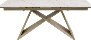 Tavolo estensibile Nelly Greige 180(40+40)x90cm - KARE