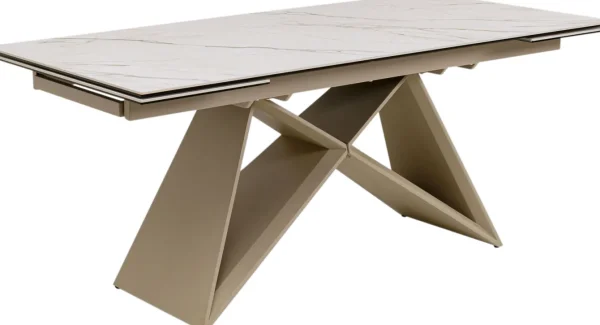 Tavolo estensibile Nelly Greige 180(40+40)x90cm - KARE