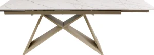 Tavolo estensibile Nelly Greige 180(40+40)x90cm - KARE