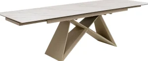 Tavolo estensibile Nelly Greige 180(40+40)x90cm - KARE