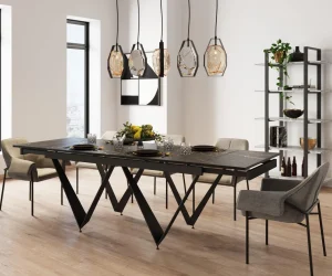 Tavolo estensibile Sandra 180(40+40)x90cm - KARE
