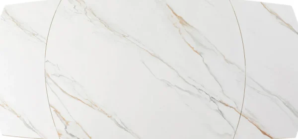 Tavolo estensibile Twist Onyx 120(30+30)x90cm - KARE