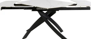 Tavolo estensibile Twist Onyx 120(30+30)x90cm - KARE