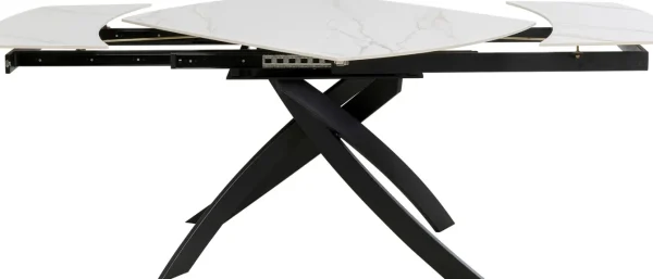 Tavolo estensibile Twist Onyx 120(30+30)x90cm - KARE