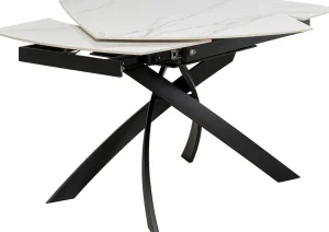 Tavolo estensibile Twist Onyx 120(30+30)x90cm - KARE