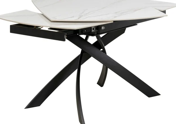 Tavolo estensibile Twist Onyx 120(30+30)x90cm - KARE