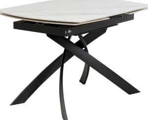 Tavolo estensibile Twist Onyx 120(30+30)x90cm - KARE