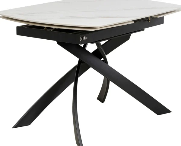 Tavolo estensibile Twist Onyx 120(30+30)x90cm - KARE