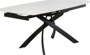 Tavolo estensibile Twist Onyx 120(30+30)x90cm - KARE
